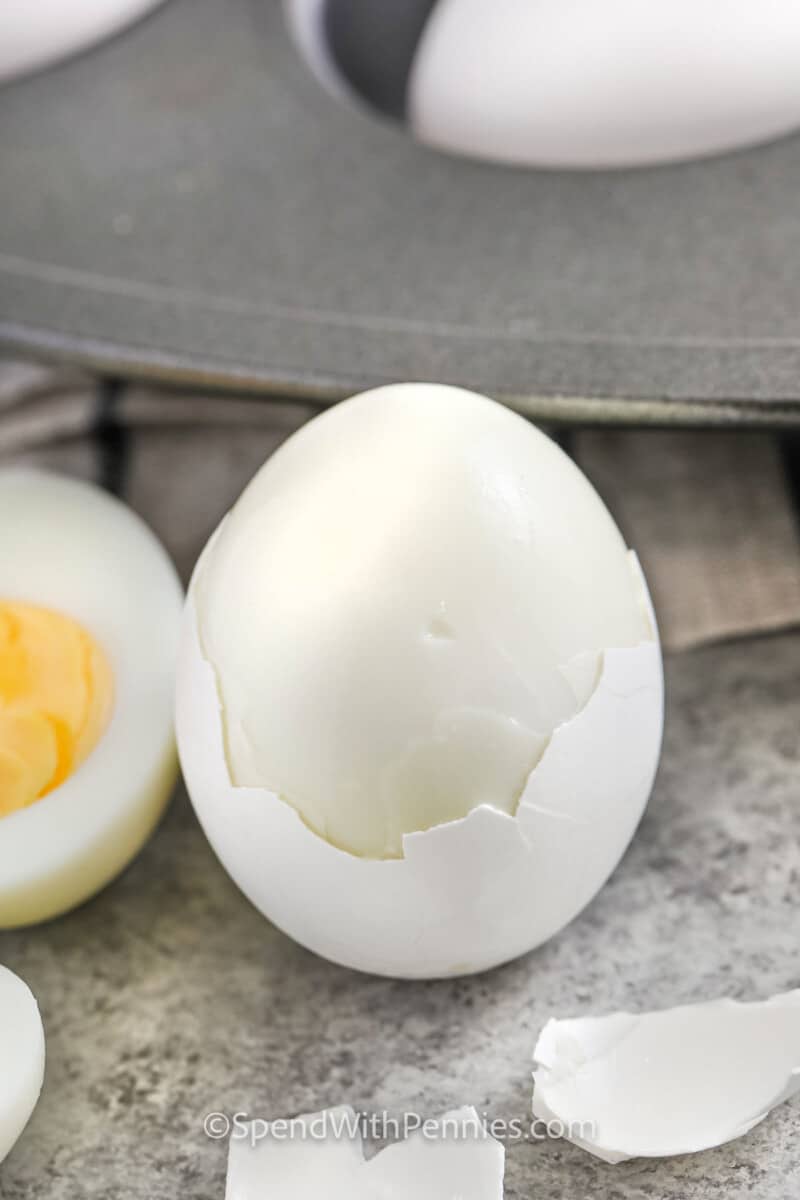 peeling Hard Boiled Eggs in the Oven