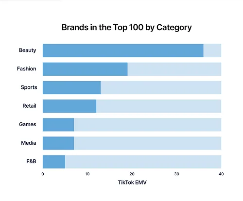 TikTok top brands report