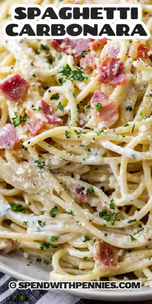 Spaghetti Carbonara Spend With Pennies