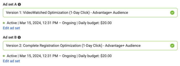 Meta A/B Test