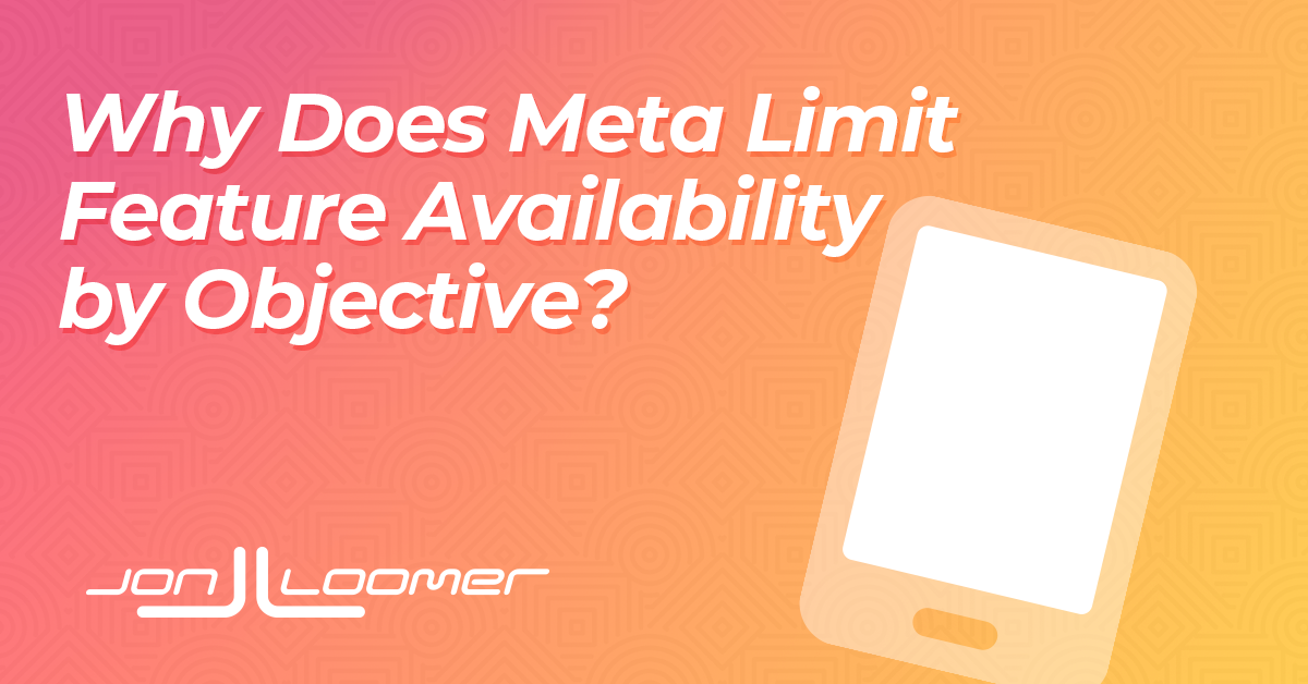 feature availability by objective 1