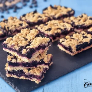 Blueberry Oat Crumble Bars