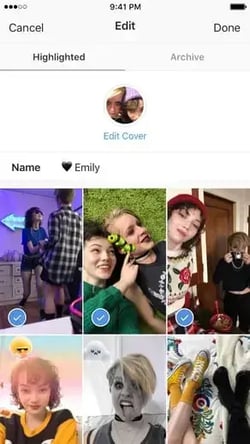 Instagram hacks; how to create a Stories Highlight on Instagram