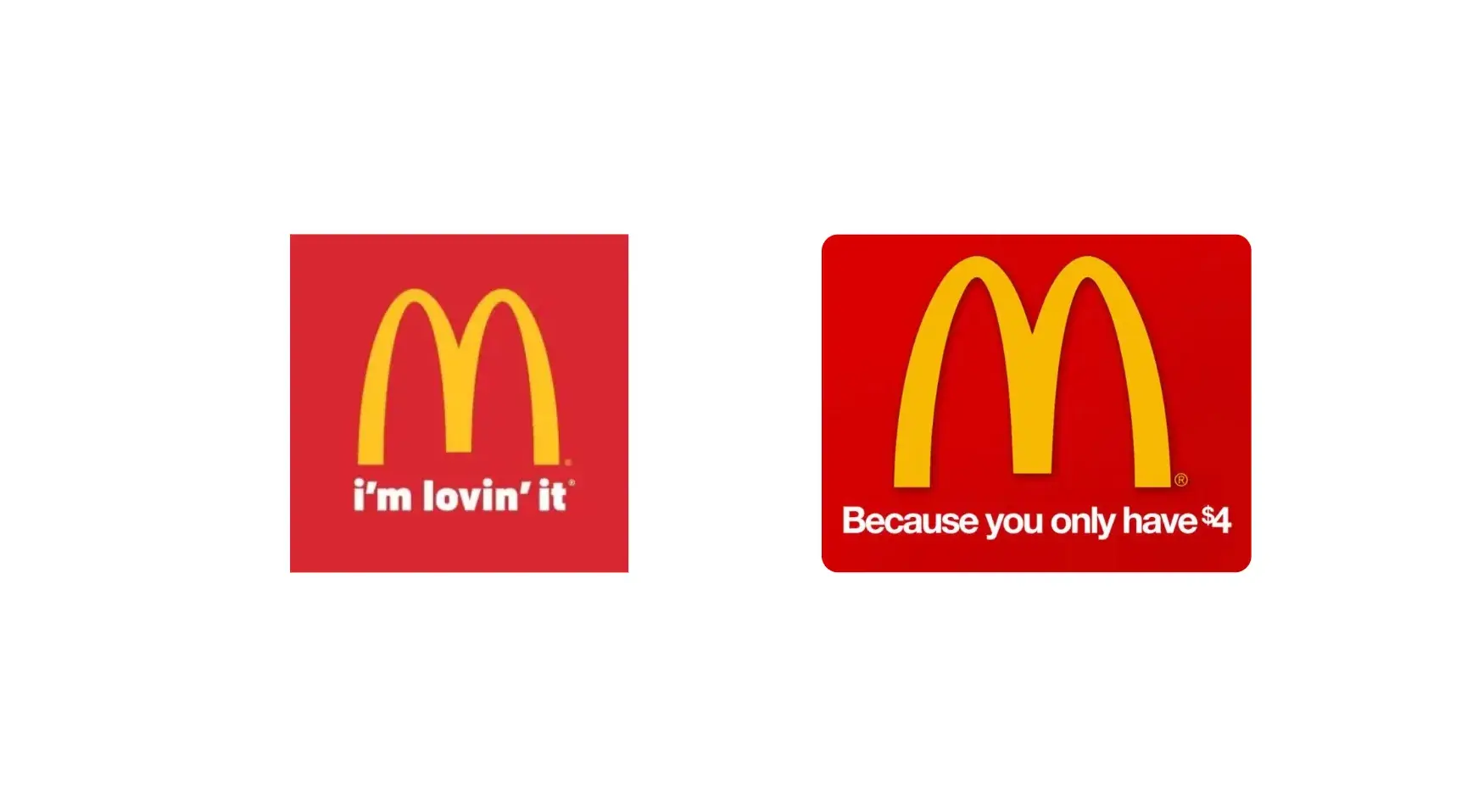 Embracing imperfections in marketing example: McDonald’s example vs. idea