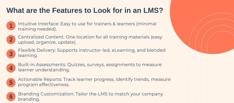 Features to look for in an LMS