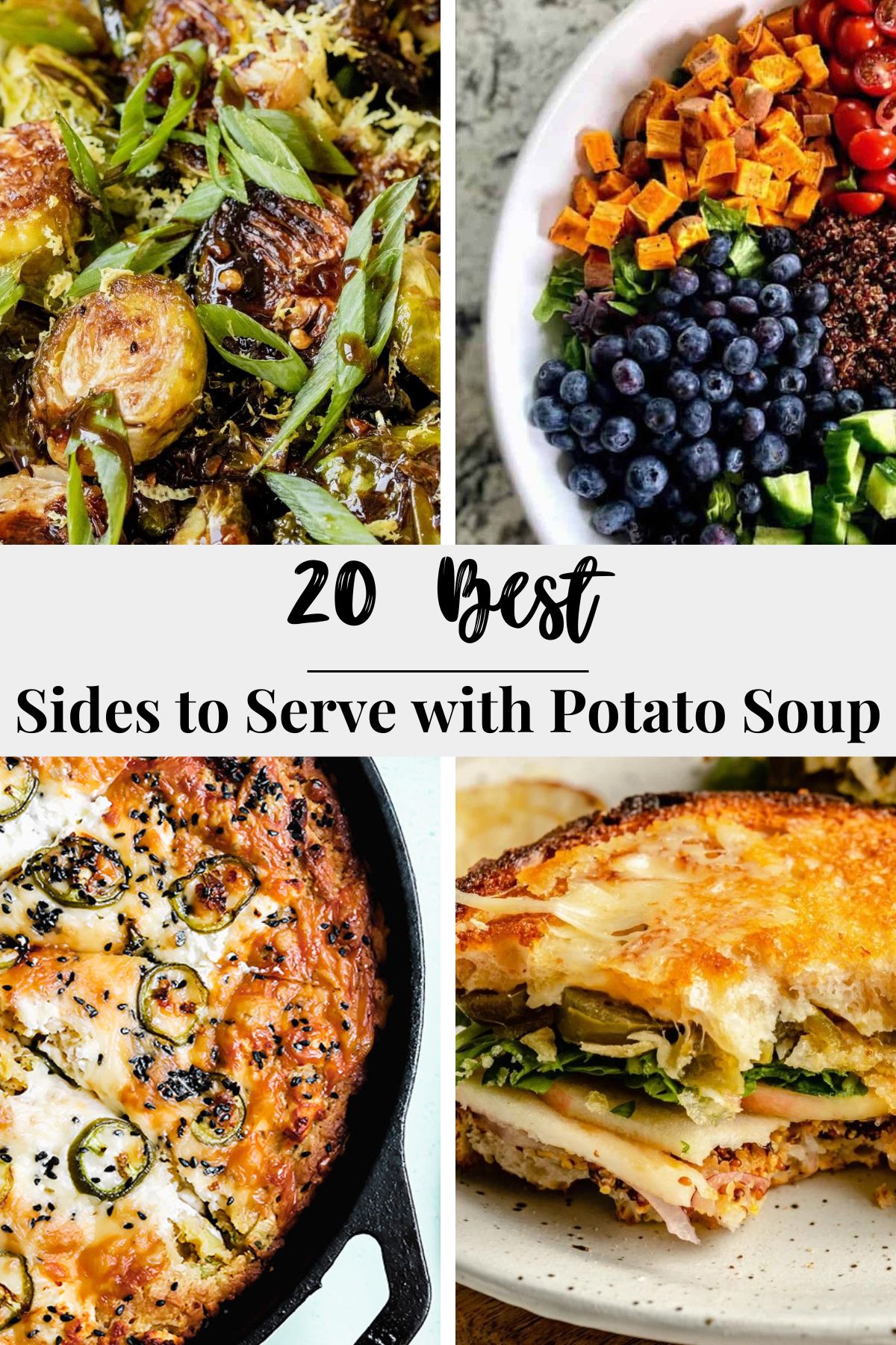 20 Best Sides to serve with potato soup - feature image