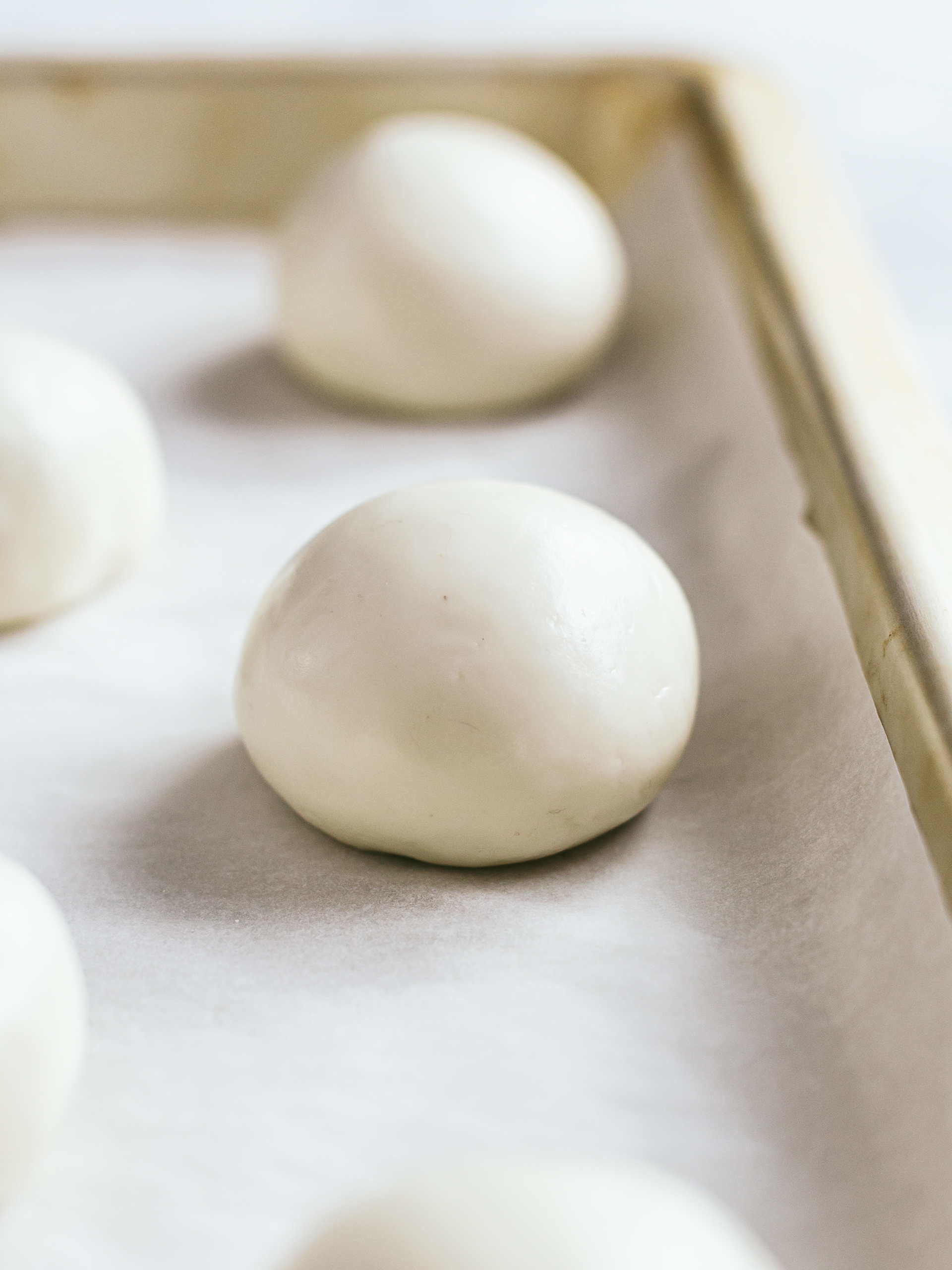 matcha mochi filled cookie balls