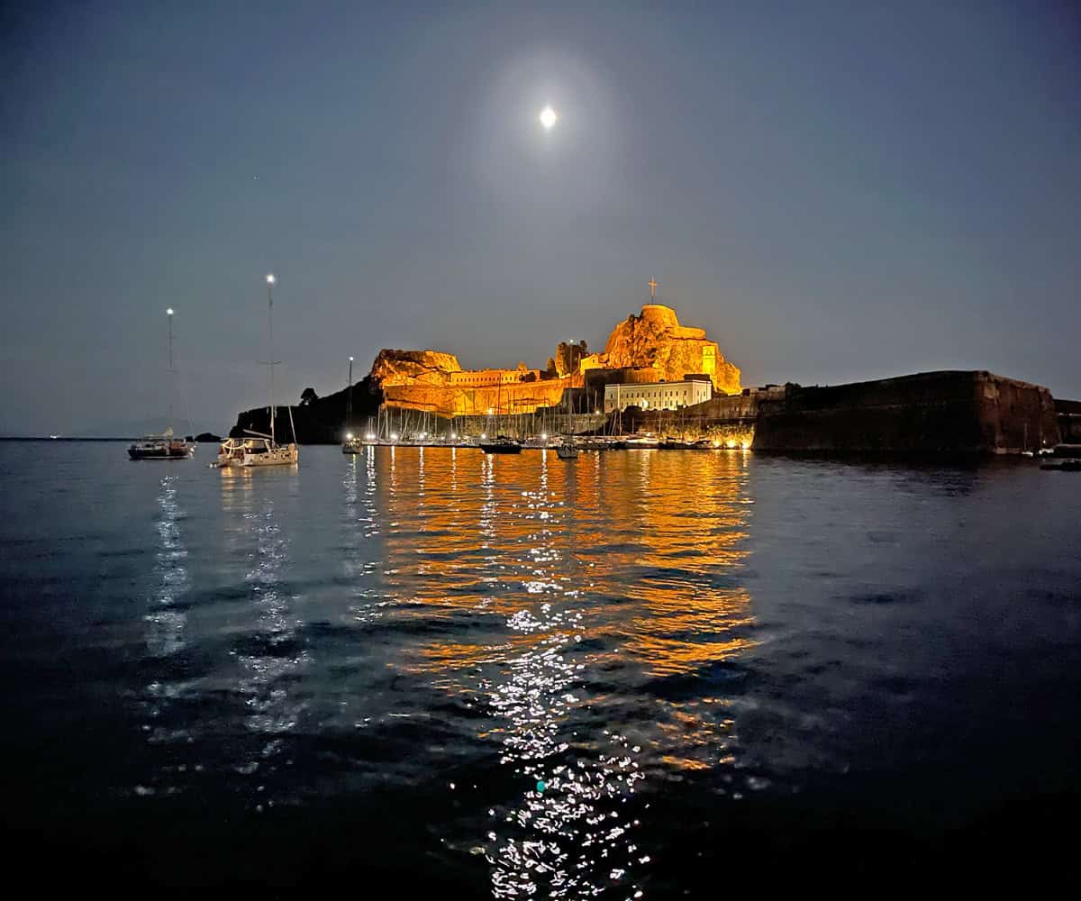 Corfu Fortress Full Moon 1