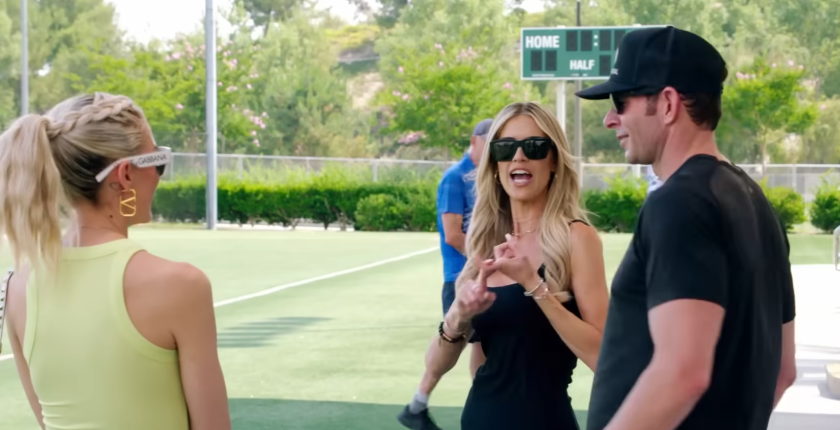 Heather Rae El Moussa, Christina Haack, and Tarek El Moussa on The Flip Off.