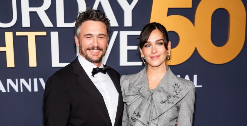 James Franco and Isabel Pakzad Enjoy Rare Date Night at SNL 50