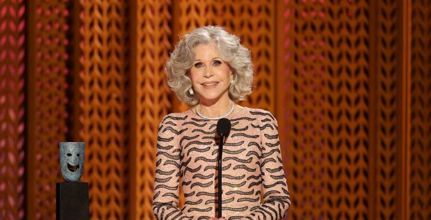 Jane Fonda Receives Life Achievement Award at 2025 SAG Awards